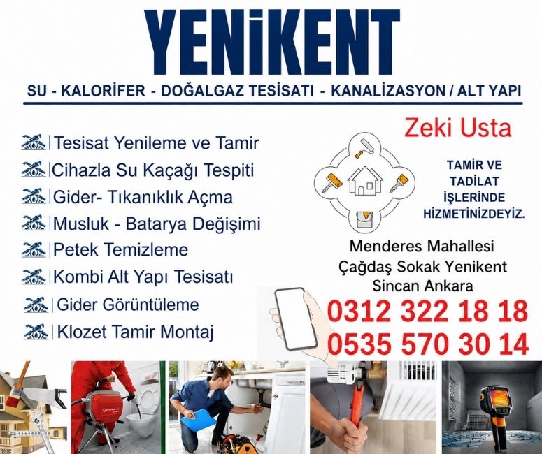 Yenikent Su tesisatçısı